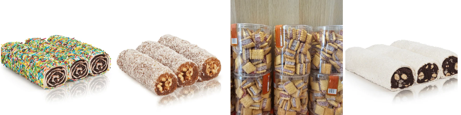 Assortment of Turkish nut rolls